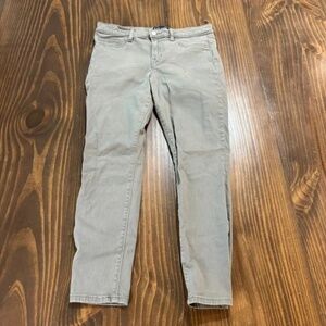 Gap Favorite‎ Jegging Women's 6/28 Light Gray Stretch Denim Skinny Fit